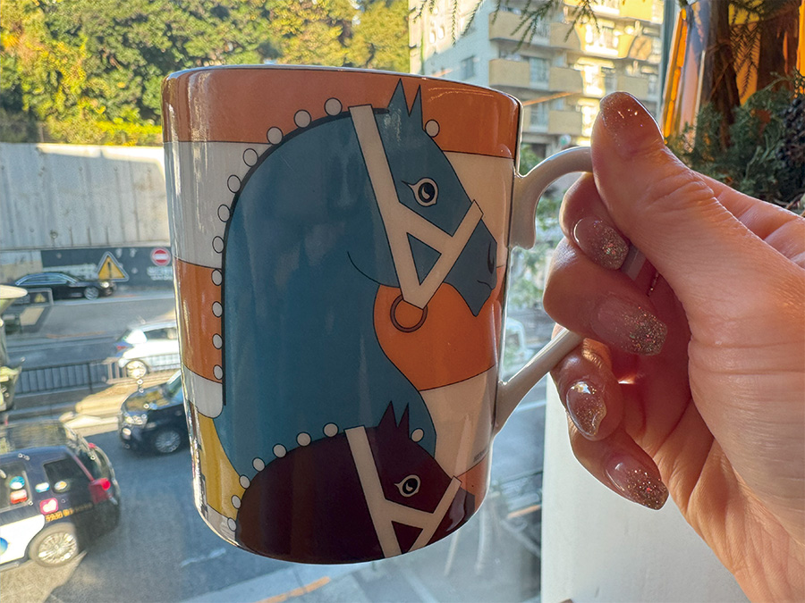 エルメスのマグカップ